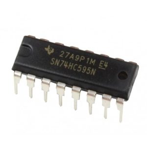 74HC595N DIG0595 HC serial input, parallel/serial output 8 bit [16]