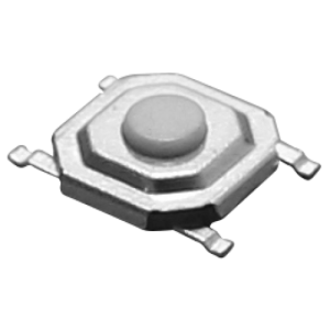 Pulsador tecla mini 5x5x1.6mm SMD 4pines