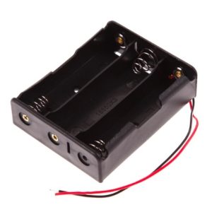 Portapila pila litio 18650 3.7v x3