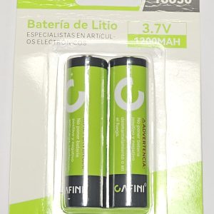 Pila recargable Li-Ion 3.7v  1200 mAh