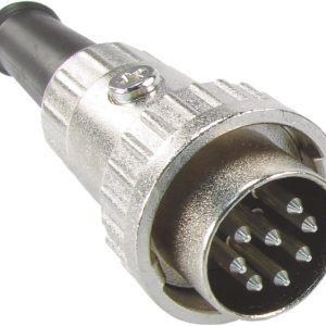 Conector circular macho 5p