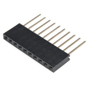 Conector tira hembra simple 10c 2,54mm pin largo