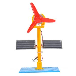 Kit STEM ventilador eléctrico y doble panel solar