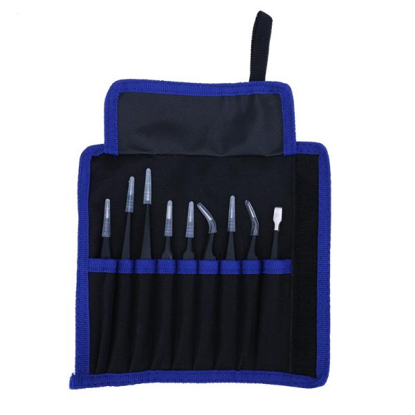 Pinza bruselas antiestatica juego 9p