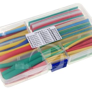 Kit termocontraíble 140 pcs con caja plástica