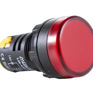 Señalizador 22mm 220Vac LED rojo