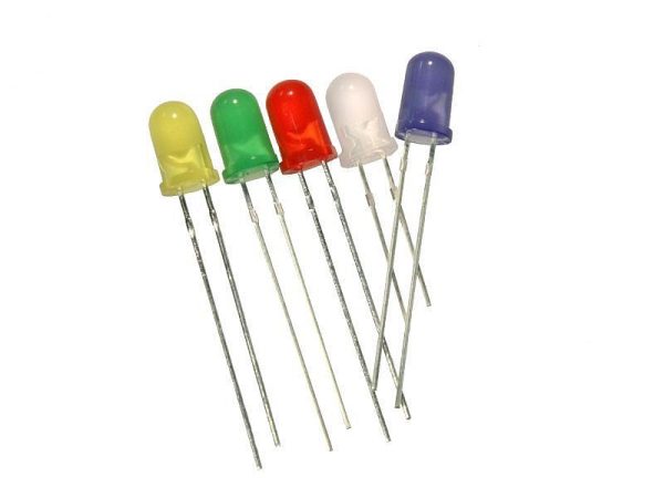 LED 5mm rojo 300-400mcd - Imagen 2