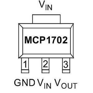 LIN01702 SMD reg +3.3v 250mA low dropout [sot89]