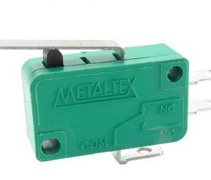 Microswitch 10A con rueda palanca larga
