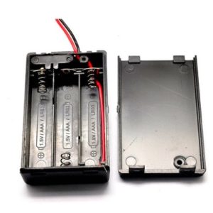 Portapila AAAx3 con caja y llave