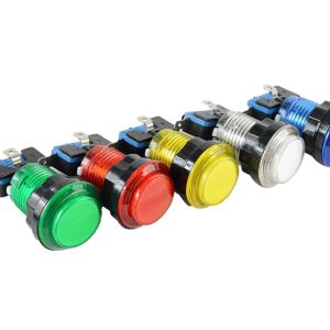 Pulsador arcade con led 32mm con microswitch