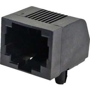TEL jack 8P8C p/impreso RJ45 angulo sesgado