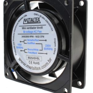 Ventilador 80x80x25 110/220Vac
