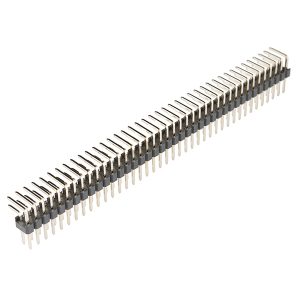 Conector tira doble 40x2c 2.54mm 90°