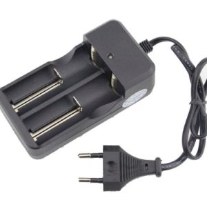 Cargador pilas litio-ion 18650 x2