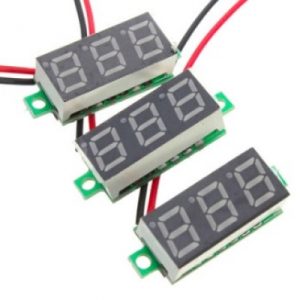 Módulo mini voltímetro DC 2.5-30V azul