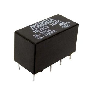 RELAY 2PDT 1.25A bobina:2880r 24Vdc
