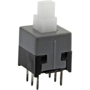 Pulsador 8.5x8.5 con retencion