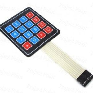 Teclado de membrana 4x4