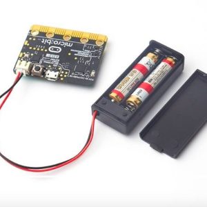 Micro:Bit portapila con interruptor y terminales