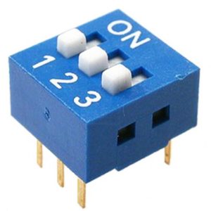 Dip switch 3 llaves