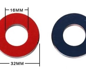 Imán laboratorio tipo anillo 32mm par