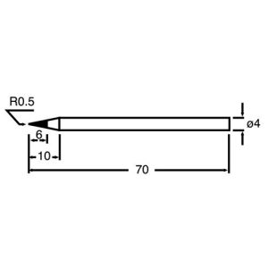Punta repuesto soldador S120NB / S118B / SI124 estandar