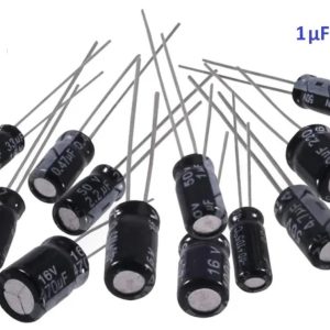 Condensador electrolítico 1µF