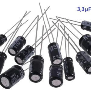 Condensador electrolítico 3,3µF