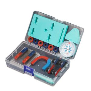 Kit experimentos magnéticos para laboratorio de física azul