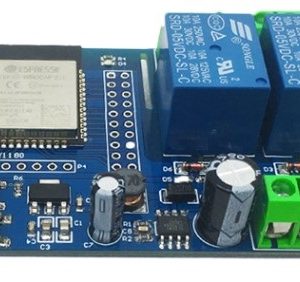 Módulo ESP32 wifi + BLE con 2 rele 5-60Vdc