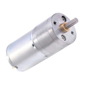 Motor con reducción de metal 25D 12v 250rpm