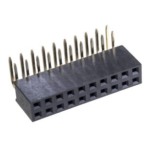 Conector tira hembra doble 10x2c 2.54mm 90°