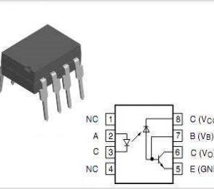 6N136 OPTO salida transistor alta velocidad [ 8]