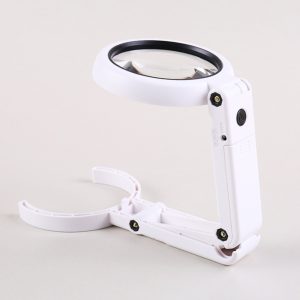 Lupa 5x/11x con 8 leds