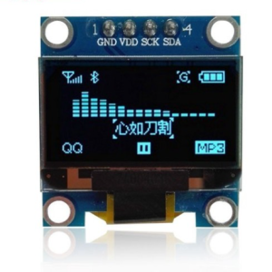 OLED 0.96" 128x64 4 pines i2C azul